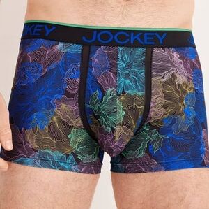 Jockey Men's  Microfiber Chafe Proof Pouch Boxer Trunk Underwear NEW Size XL